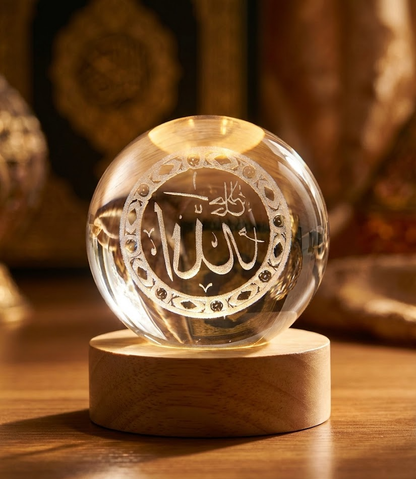 Allah Lafz-ı Celal Kristal Küre