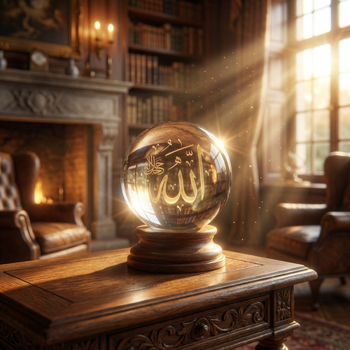 Allah Lafz-ı Celal Kristal Küre