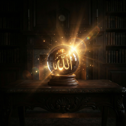 Allah Lafz-ı Celal Kristal Küre